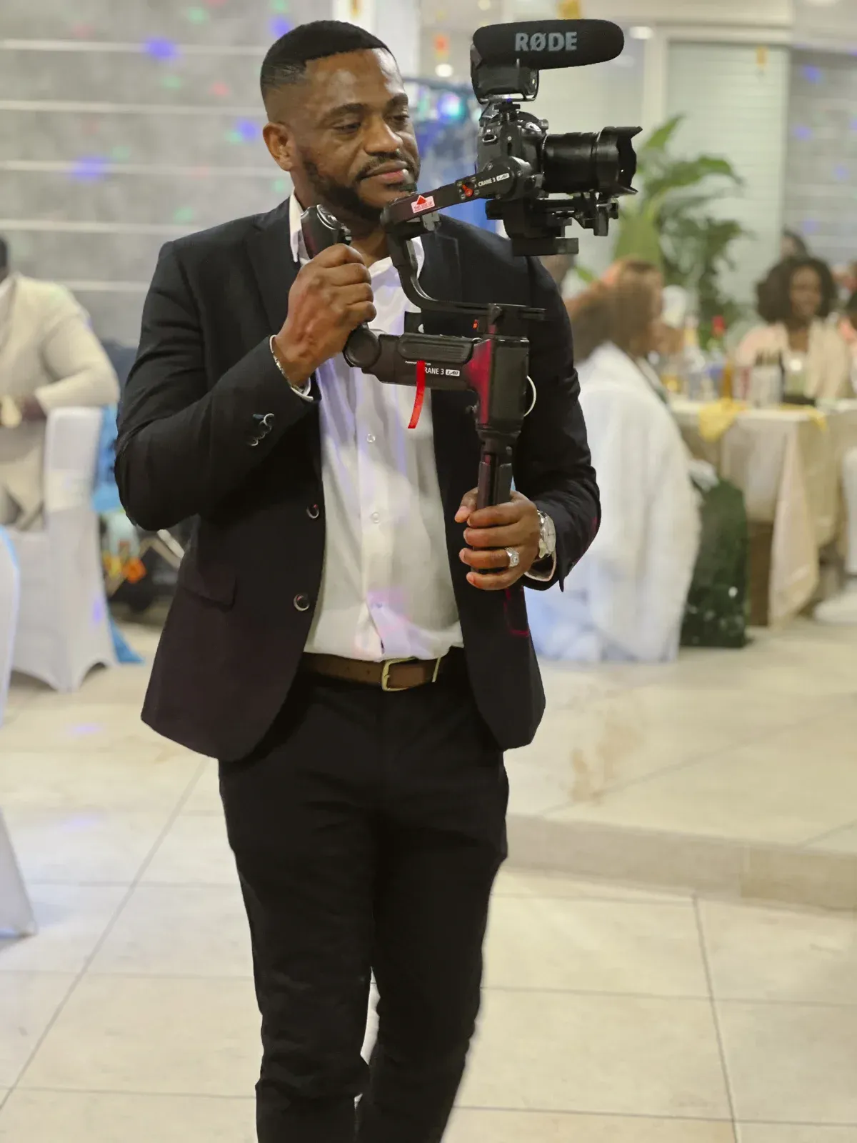 Tournage vidéo BSEAN avec caméra et stabilisateur